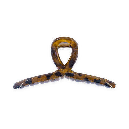 Leopard Acetate Claw Clip