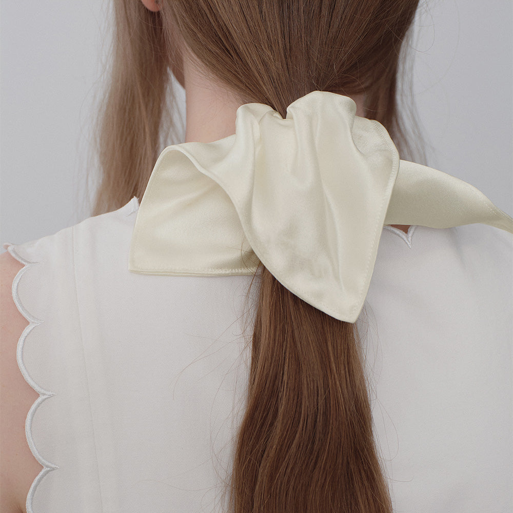 Silk Square Scrunchie