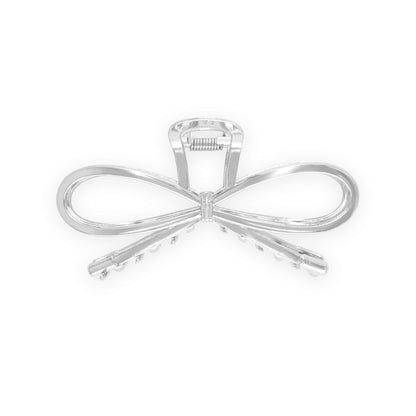 Simple Bow Metal Hair Claw Clip