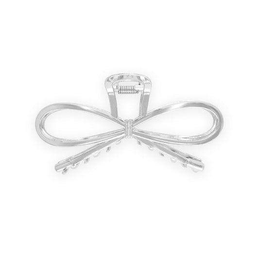 Simple Bow Metal Hair Claw Clip