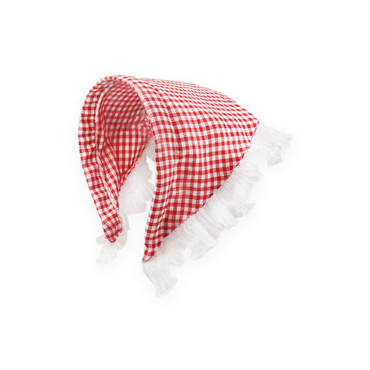 Red Checkered Headband