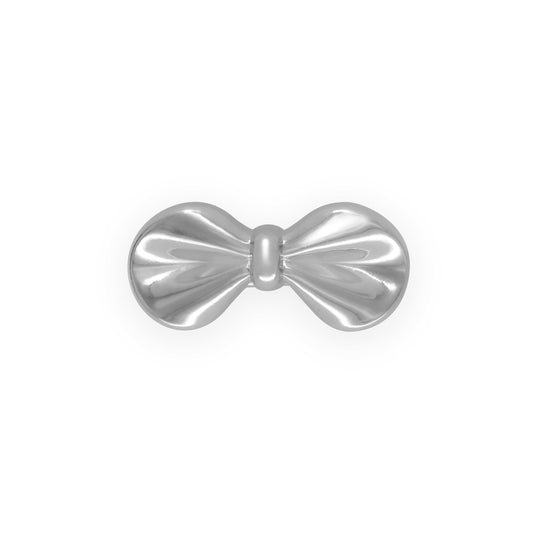 Silver Bow Bobby Pin